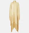 Taller Marmo + Net Sustain Mrs Ross Fringed Crepe Kaftan In White