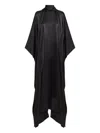 Taller Marmo New Age High-neck Silk Maxi Dress In Black