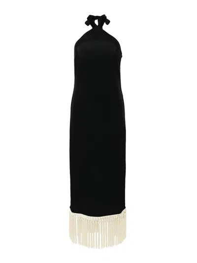TALLER MARMO NINA FRINGED LONG DRESS