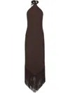 Taller Marmo Nina Maxi Dress In Brown