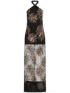 Taller Marmo Nina Soleil Sequined Maxi Dress In Schwarz