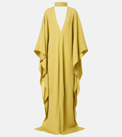 Taller Marmo Ooo Crepe Cady Kaftan In Yellow