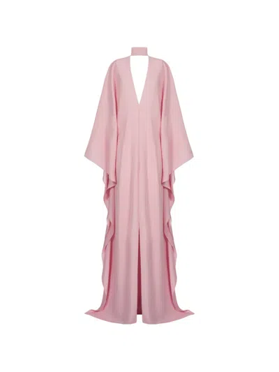 Taller Marmo Ooo Kaftan Dress In Pink