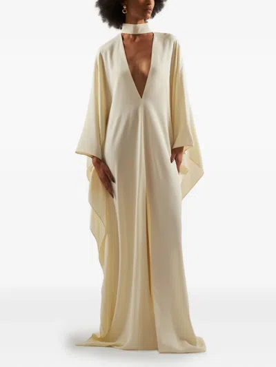 Taller Marmo Ooo V-neck Wide-sleeve Maxi Dress