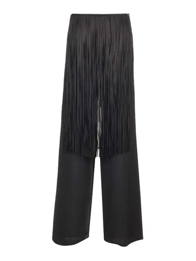 Taller Marmo Oregon Palazzo Trousers In Black