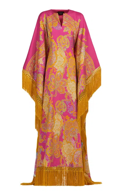 Taller Marmo Pahlavi Floral Maxi Dress In Multi