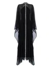 Taller Marmo Parthenon Swarovski-embellished Kaftan In Black