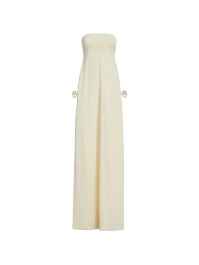 Taller Marmo Penelope Ring Cut-out Swimsuit In Neutral