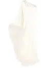 Taller Marmo Arno Fringed Long Dress In White