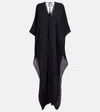 Taller Marmo Rio Maggiore Cotton And Silk-blend Kaftan In Black