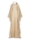 Taller Marmo Sepik Striped-pattern Maxi Dress In Brown