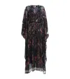 Taller Marmo Sequin Casati Maxi Kaftan In Multi