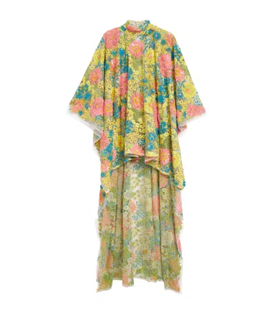 Taller Marmo Sequin Graham Kaftan Mini Dress