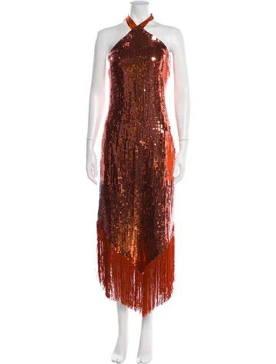 Pre-owned Taller Marmo Sequin Mini Dress In Multi