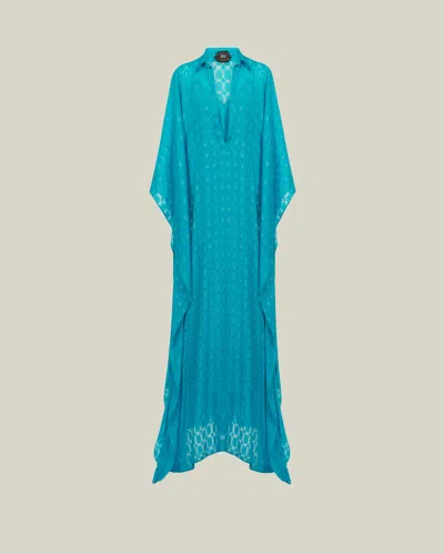 Taller Marmo Ses Illetes Kaftan In Blue