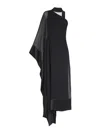 Taller Marmo Betsy Spirito Kaftan Dress In Black