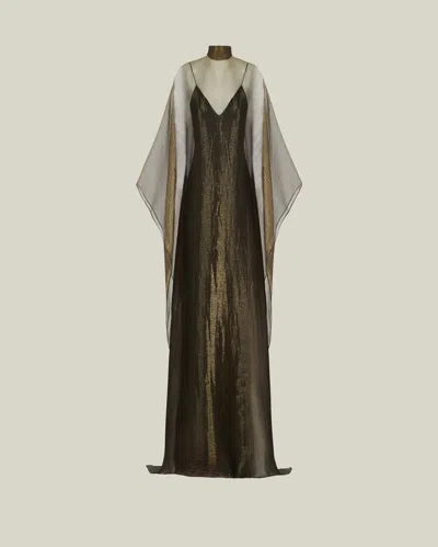 Taller Marmo Sphinx Kaftan In Antique Gold