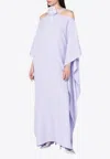 Taller Marmo Sza Sza Floral Applique Maxi Garden Dress