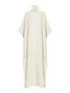 Taller Marmo Sza Sza Kaftan Garden Crepe Maxi Kaftan Dress In White