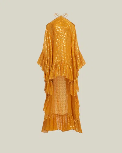 Taller Marmo Sza Sza Opulence Kaftan In Orange