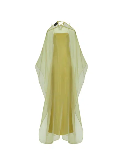 Taller Marmo Sza Sza Spirito Kaftan Dress In Yellow