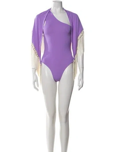 Pre-owned Taller Marmo Tassel Accents One-piece W/ Tags In Purple