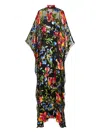 Taller Marmo Theda Floral Maxi Kaftan In Multi