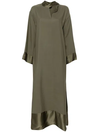 Taller Marmo Ticino Maxi Dress In Green