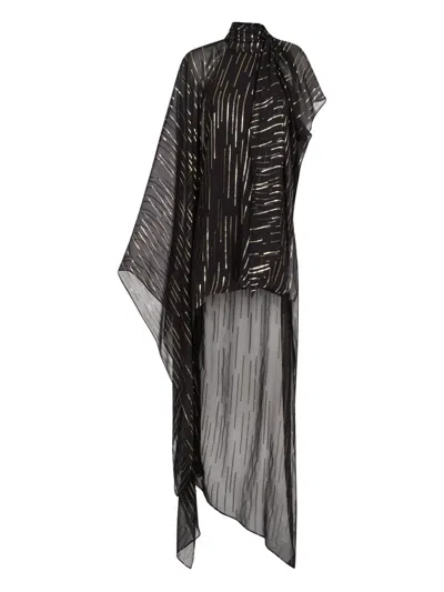 Taller Marmo Toronto Striped Dress In Black