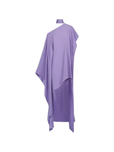 Taller Marmo Trebbia Asymmetric Dress In Purple