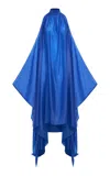 Taller Marmo Vanderbilt Metallic Silk-blend Kaftan In Blue