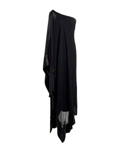 Taller Marmo Woman Maxi Dress Black Size 2 Silk