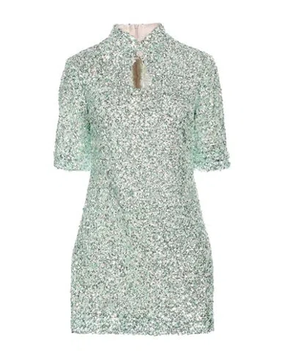 Taller Marmo Woman Mini Dress Light Green Size 6 Polyester