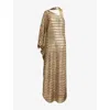 Taller Marmo Gilded Ubud Maxi Dress In Gold