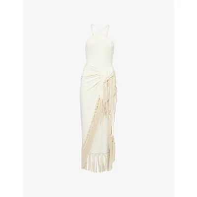 Taller Marmo Womens  Hera Artisanal Swimsuit In Neutral