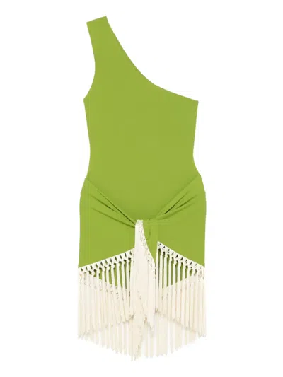 Taller Marmo Yacare Swimsuit In Green