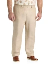 Tallia Big & Tall Linen Suit Pants In Neutral