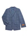 Tallia Boy's Checkered Suit Jacket In Blue