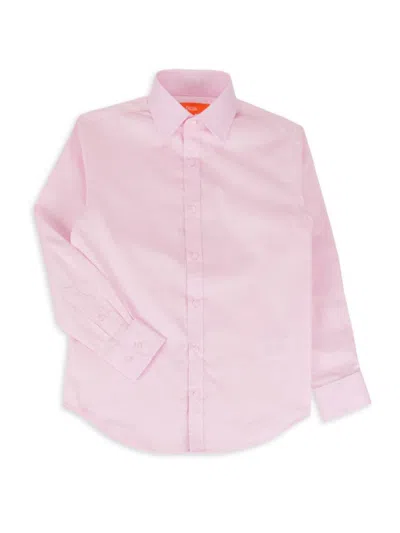 Tallia Kids' Boy's Solid Shirt In Pink