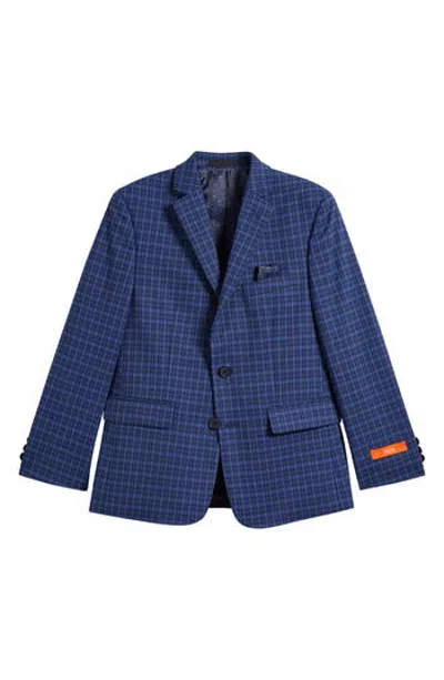 Tallia Kids' Navy Check Sport Coat