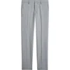 Tallia Kids' Solid Suit Pants In Grey