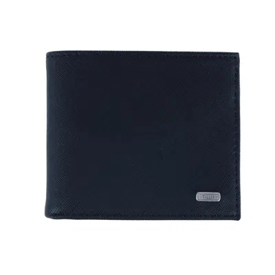 Tallia Men's Burnished Leather Bifold Wallet In Black