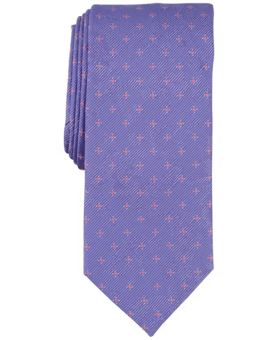 Tallia Men's Sheldon Mini-square Tie In Purple