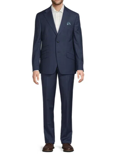 Tallia Men's Wool-blend Slim Fit Suit In Blue