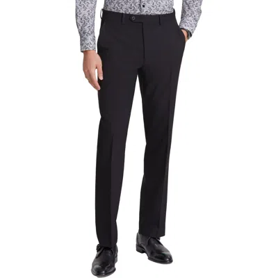 Tallia Mens Pocket Polyester Straight Leg Pants In Black