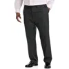 Tallia Windowpane Suit Pants In Charcoal