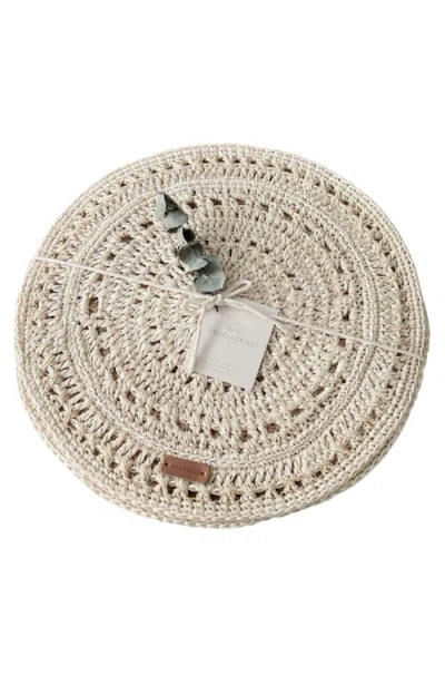 Tallo De Olivo Fique Pacific Placemats Set Of 4 In Natural