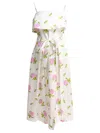Tallulah Sleeveless Midi Dress In White