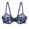 Tallulah Love Women's Blue Urban Light Soft-cup Underwired Bra In Blue