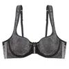 Tallulah Love Women's Grey / Silver Gunmetal Balconette Bra In Grey/silver